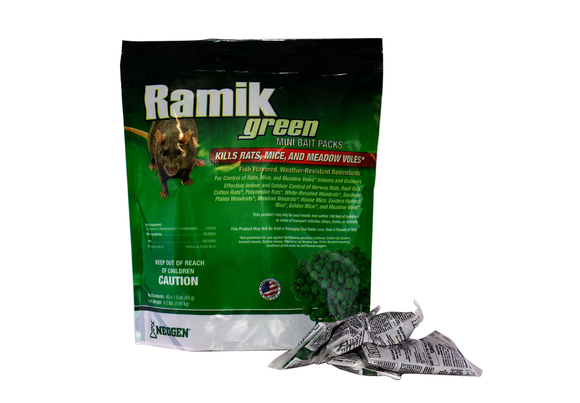 Neogen Ramik® Green Mini Bait Packs 4.2 Pounds (16 X 4OZ PKS)