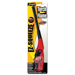 EZ Squeeze Torch Flame Utility Lighter, Wind-Resistant, Assorted Colors