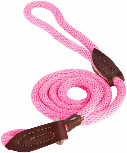 Omnipet British Rope Slip Leads (6 Foot, Pink)