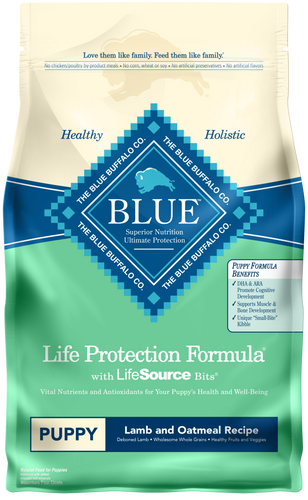 Blue Buffalo Life Protection Natural Lamb Oatmeal Recipe Puppy