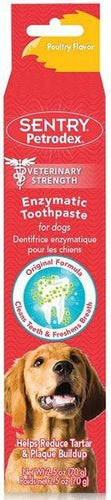 Sentry Petrodex Veterinary Strength Enzymatic Poultry Flavor Toothpaste for Dogs