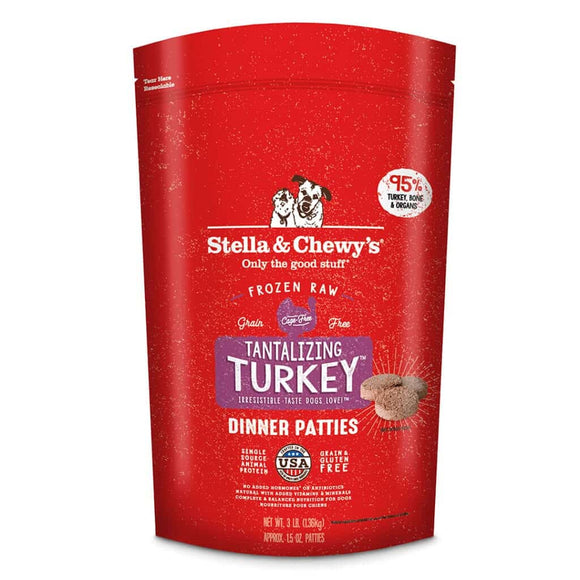Stella & Chewy's Tantalizing Turkey Patties Dog Food (6-lb)