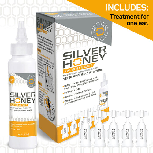 Silver Honey® Rapid Ear Care Vet Strength Ear Treatment