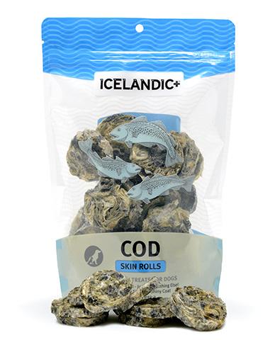 Icelandic+ Cod Skin Rolls Dog Treats