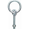 Hitching Ring With Eyebolts & Nuts, Zinc-Plated, 3/8 x 3-3/4-In.