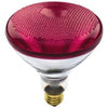 Flood Light Bulb, Red, 100-Watts