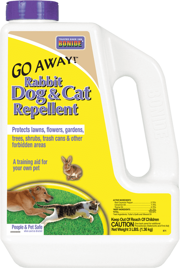 Bonide Go Away!® Rabbit, Dog & Cat Repellent Granules