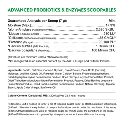 NaturVet Scoopables Advanced Probiotics & Enzymes