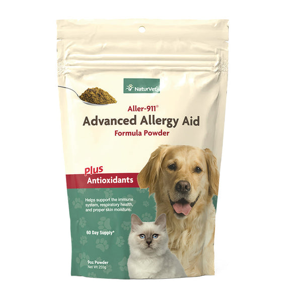 NaturVet Aller-911® Advanced Allergy Aid Formula Powder