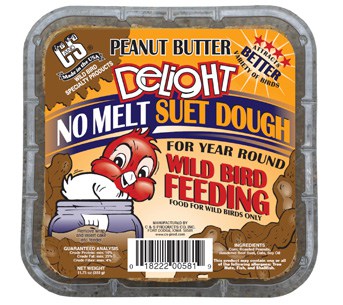 C&S Peanut Butter Delight No Melt Suet Dough (11.75 oz)