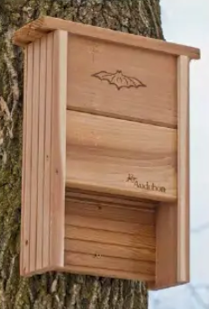 Audubon Cedar Bat Shelter (4.25”D X 12”W X 15.9”H)