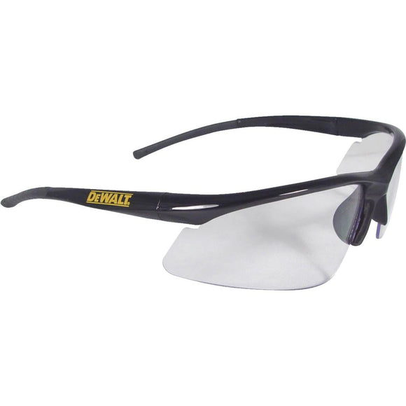 DeWalt Radius Black/Yellow Frame Safety Glasses with Clear Lenses