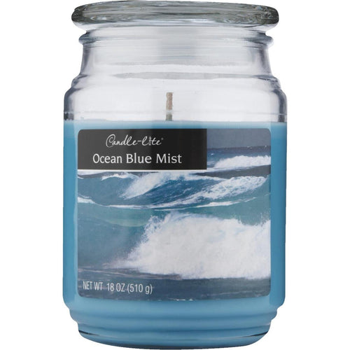 Candle-Lite Everyday 18 Oz. Ocean Blue Mist Jar Candle