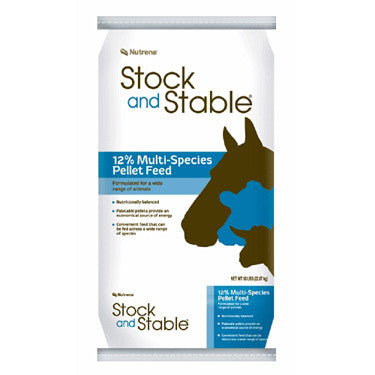 Nutrena® Stock and Stable® 12% Pellet Multi-Species Feed