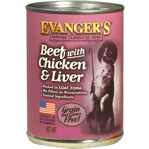 Evanger's Heritage Classics Beef with Chicken & Liver Jumbo for Dogs