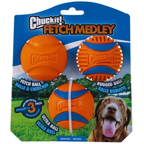 Petmate Chuckit! Fetch Medley Gen 3 (Medium, Orange)