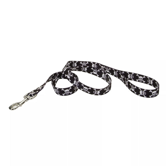 Coastal Pet Products Styles Dog Leash Black Skull 1