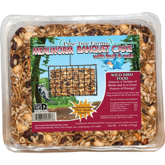 Pine Tree Farms Mealworm Banquet Cake (1.75 lb)
