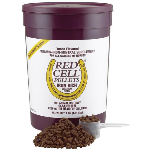HORSE HEALTH PRODUCTS RED CELL PELLET IRON SUPPLEMENT FOR HORSES (4 LB)