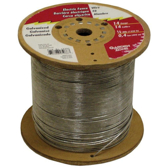 SMOOTH ELECTRIC FENCE WIRE (1/4 MILE/14 GA)