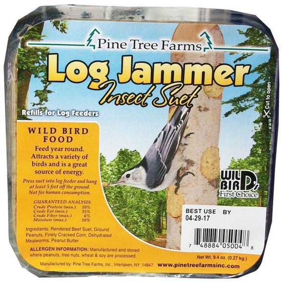 Pine Tree Farms Log Jammer Insect Suet Plugs (9.4 oz)