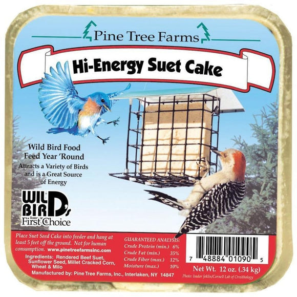 Pine Tree Farms Hi-Energy Suet Cake (12 oz.)