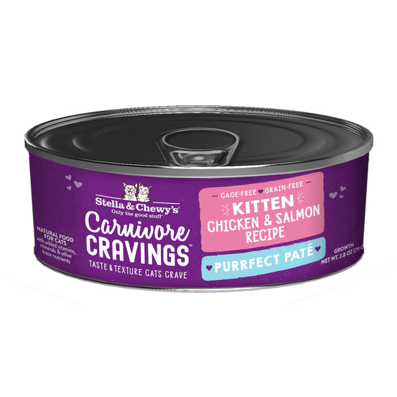 Stella & Chewy's Carnivore Cravings- Purrfect Pate Kitten Chicken & Salmon Recipe